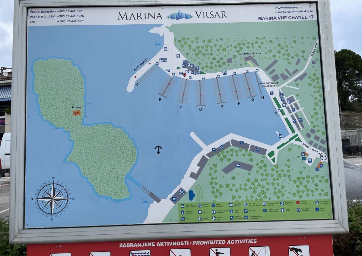 Marina Vrsar - Hafen bei Vrsar
