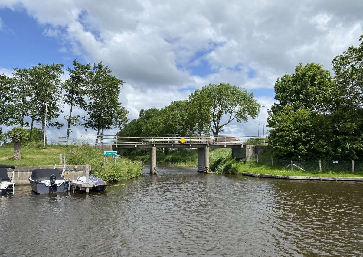 Kuinre, brug - Brücke bei Steenwijkerland (Kuinre)