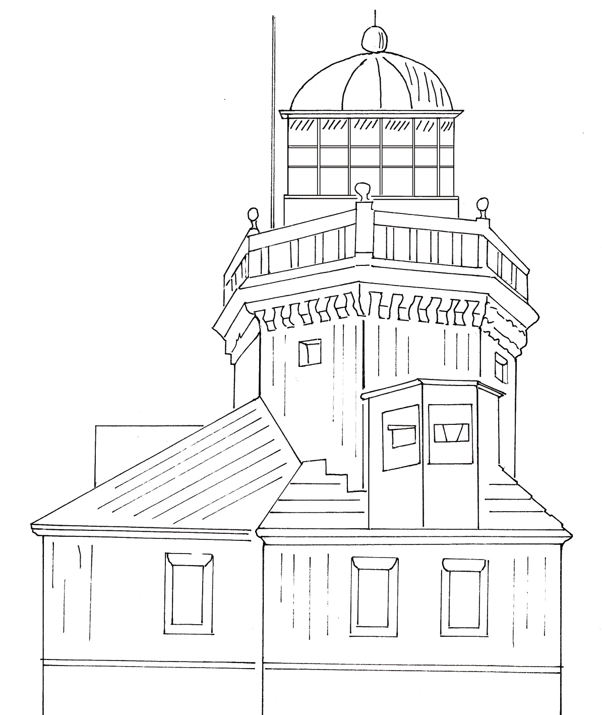 Helsingborg - Lighthouse near Helsingborg (Centrum)