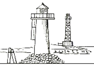 Ruden Richtfeuer - Leuchtturm bei Kröslin