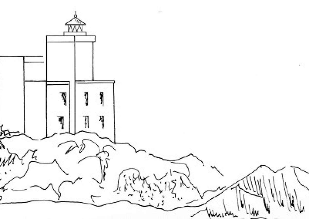 Lt Comino - Lighthouse near Thiniscole/Siniscola
