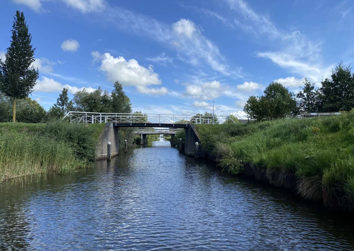Fietsbrug Lauwersmeerweg - Bridge près de Noardeast-Fryslân (Kollum)