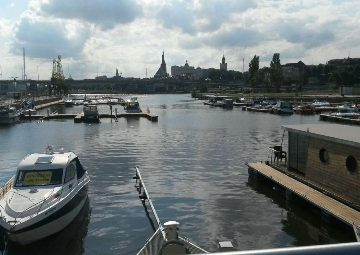 Szczecin/ Stettin (Northeast Marina) - Hafen bei Szczecin (Międzyodrze-Wyspa Pucka)