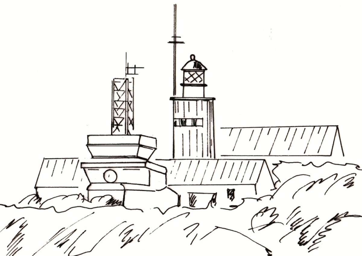 LT Grande Ile - Leuchtturm bei Granville