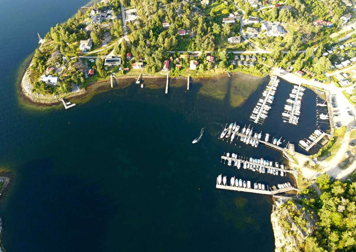 Vindöns Camping & Marina - Hafen bei Öhagen
