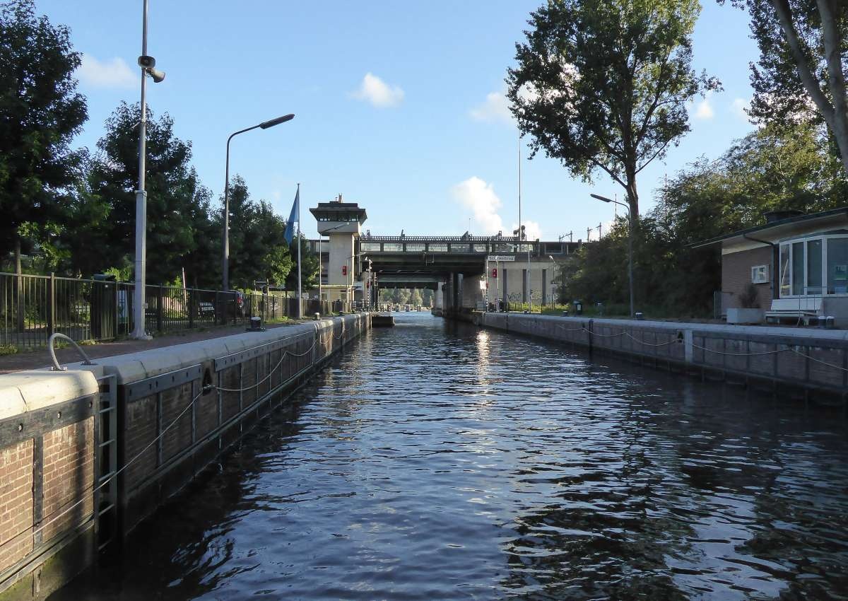 Schinkelbrug, metrobrug - Bridge près de Amsterdam