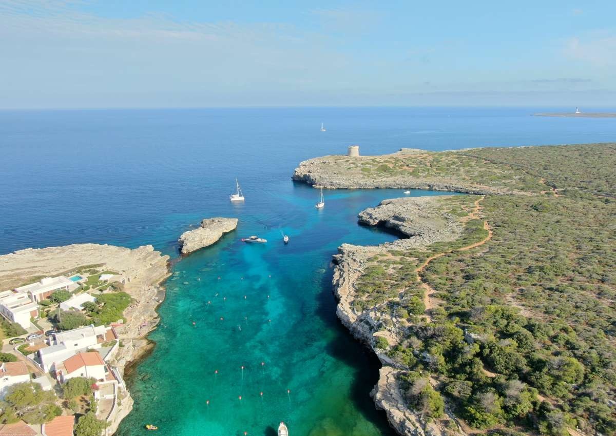 Menorca, Ostküste - Cala Alcaufar - Anchor près de Alcaufar