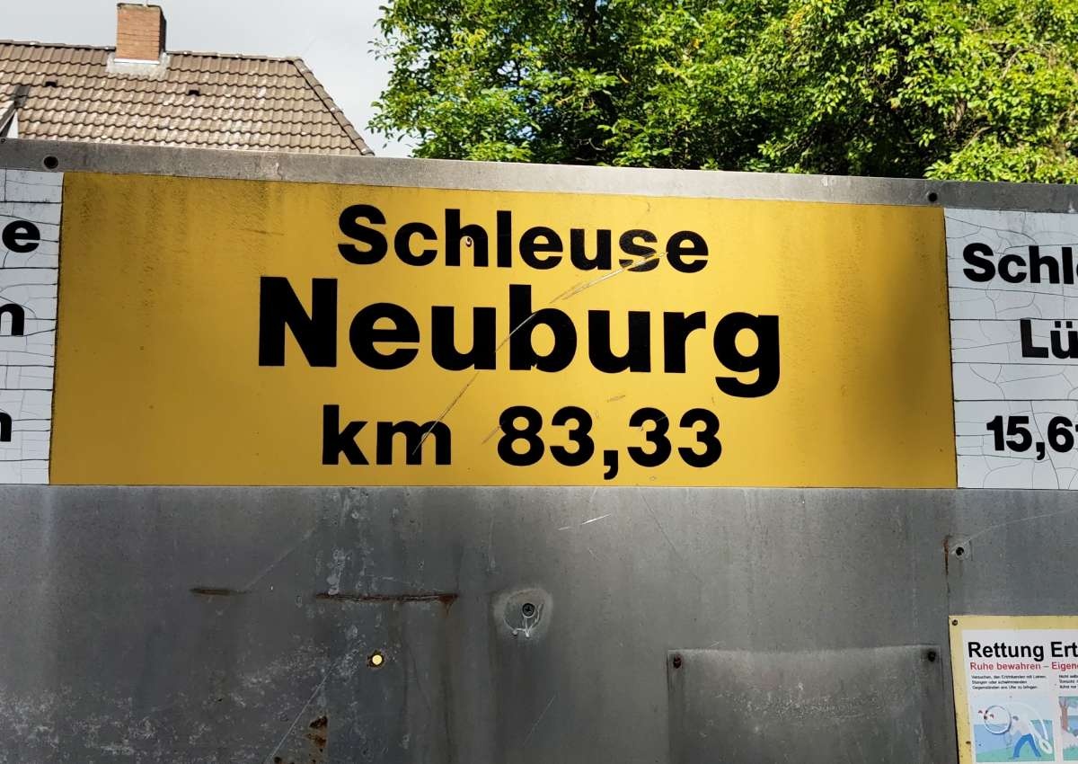 Schleuse Neuburg - Navinfo bei Siggelkow