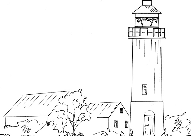 Enebærodde, Lt - Lighthouse