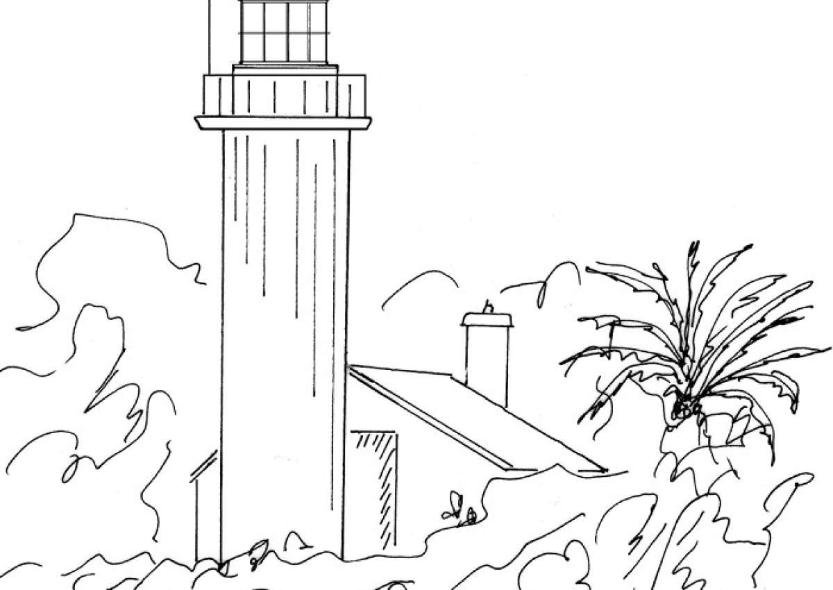 Lt Pte. de I'llette - Leuchtturm bei Antibes (Cap d'Antibes)