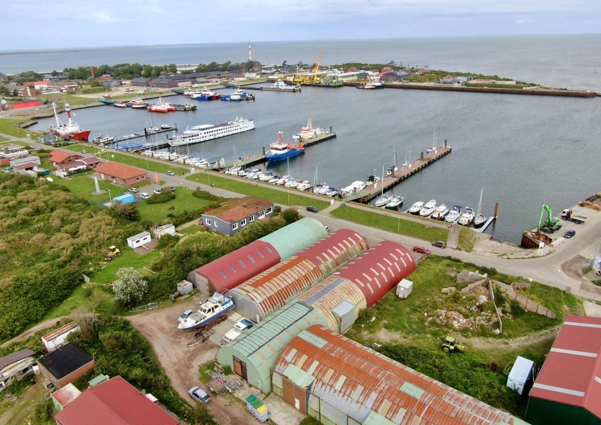 Borkum Yachthafen Port Henry - Hafen bei Borkum (Borkum Reede)