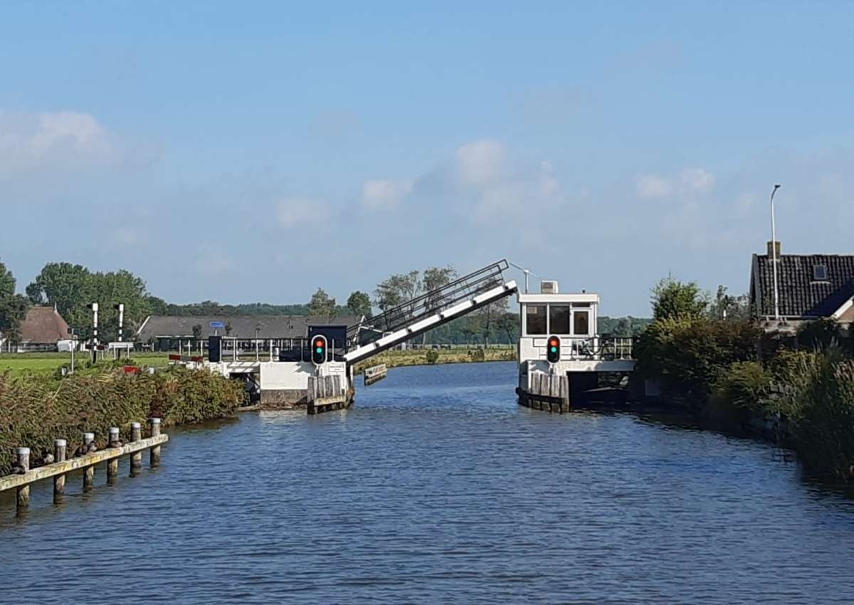 Eemswouderbrug - Bridge près de Súdwest-Fryslân (Tjerkwerd)