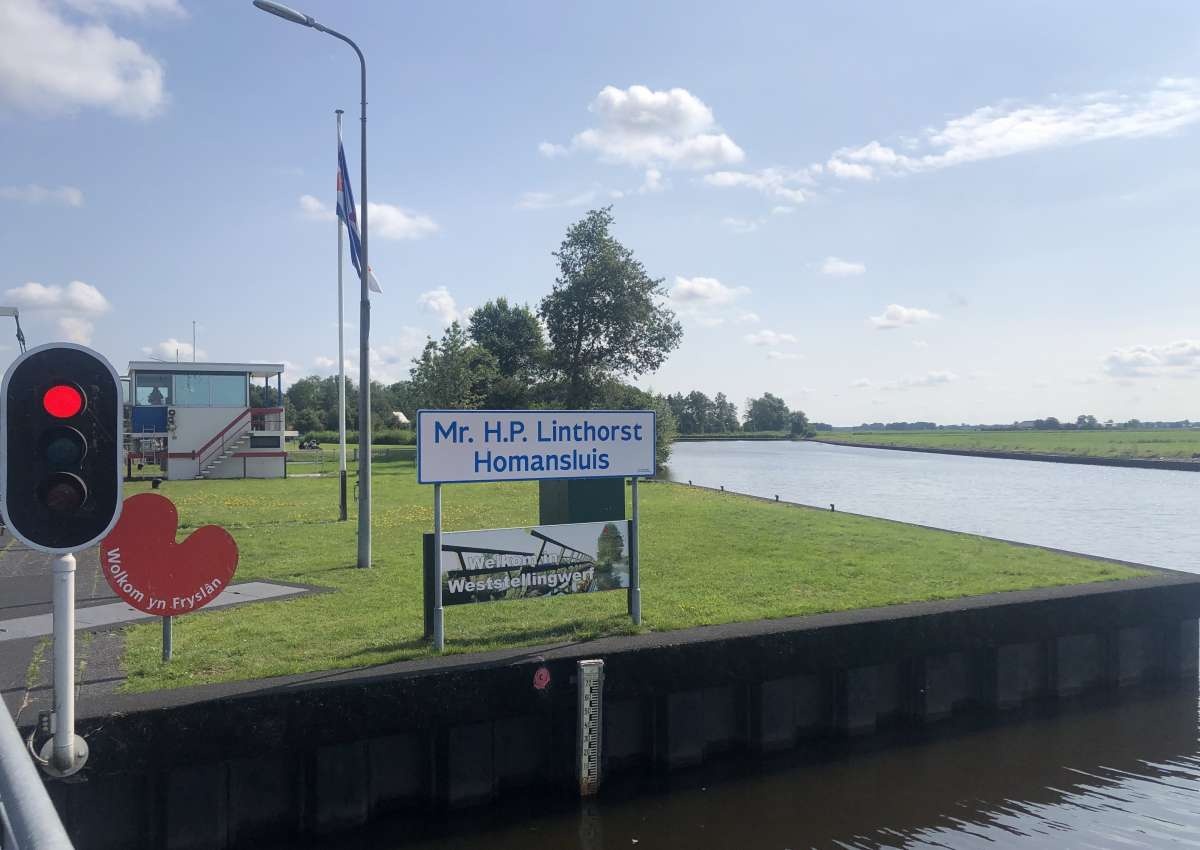 Mr H.P. Linthorst Homansluis - Lockgate près de Weststellingwerf