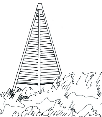 Baken Schiermonnikoog - Leuchtturm bei Schiermonnikoog