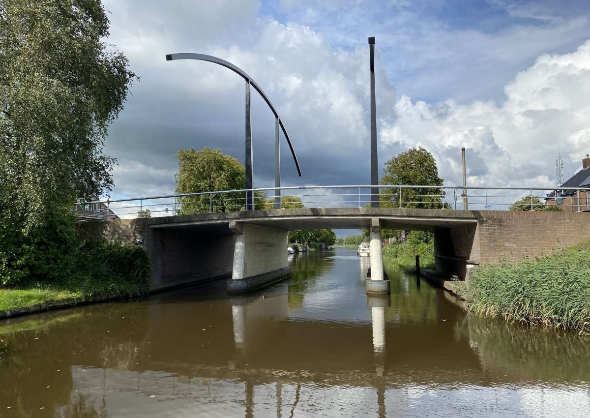 Ids Willemsma, brug - Brücke bei Smallingerland (Opeinde)