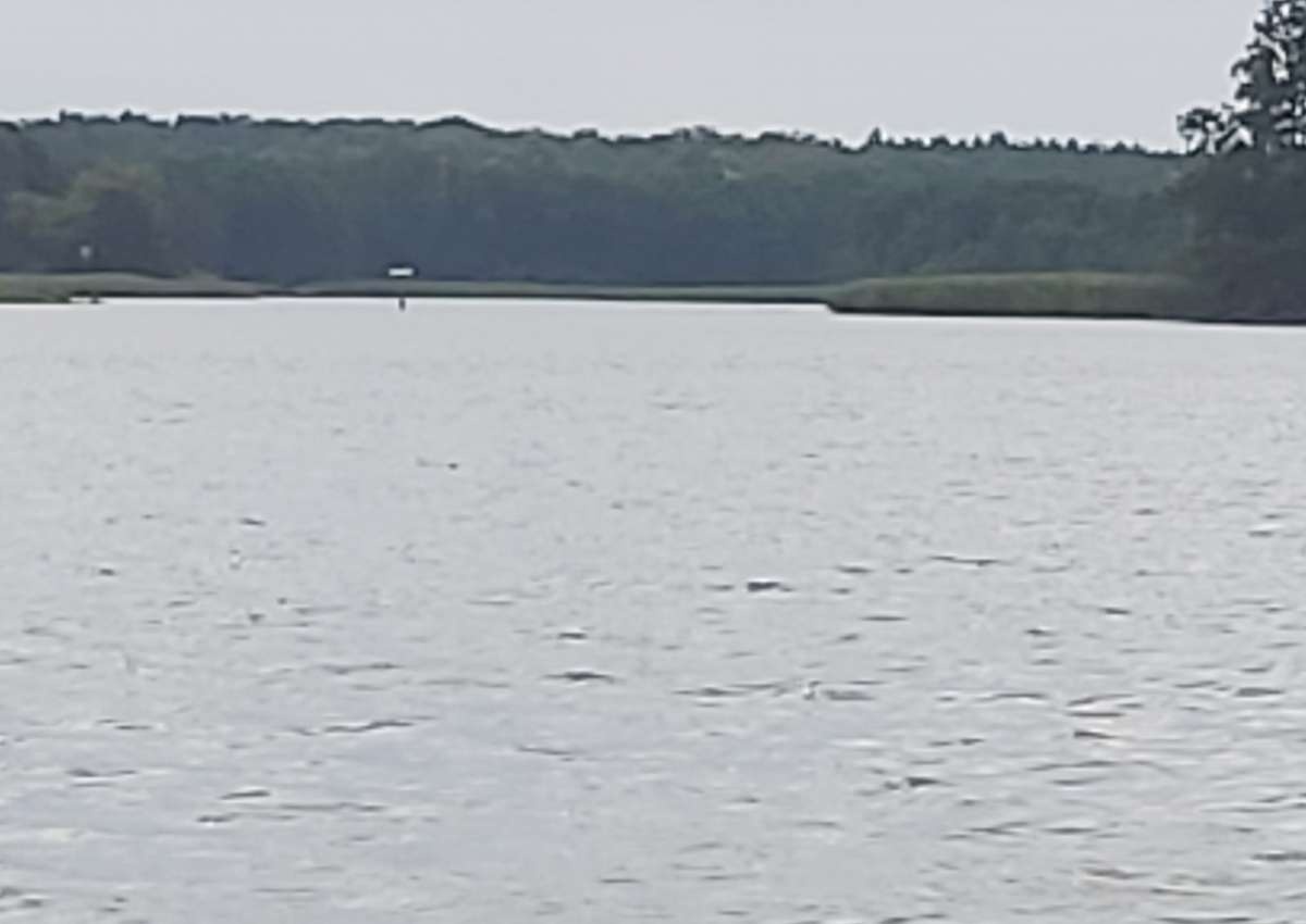 Fischereianlagen, Durchfahrt gesperrt. - Navinfo near Fürstenberg/Havel