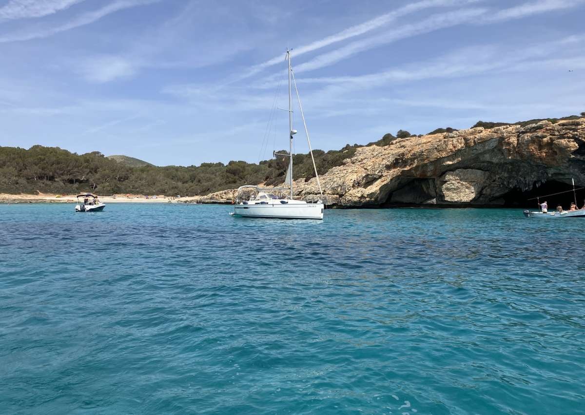 Mallorca - Cala Barcas, Anchor - Ankerplaats in de buurt van Manacor
