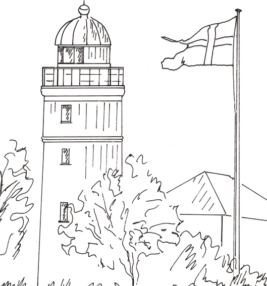 Kegnaes - Leuchtturm bei Lysabild