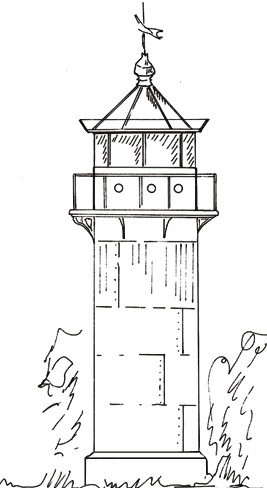 Gammel Pöl - Leuchtturm bei Gammel Pøl