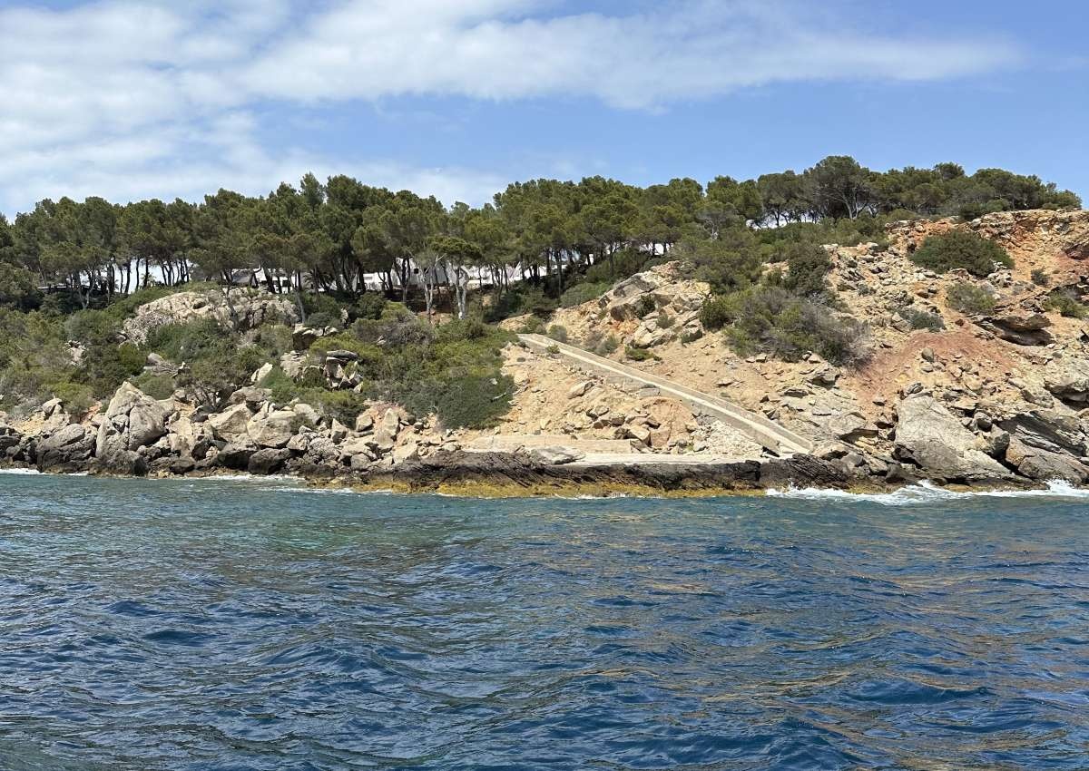 Ibiza - Cala Llena, Anchor - Anchor near Cala Llenya