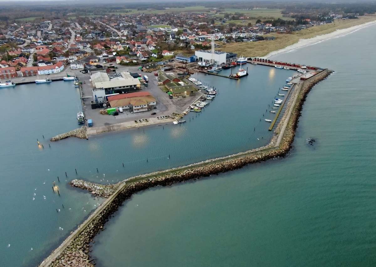 Strandby - Hafen bei Kæret