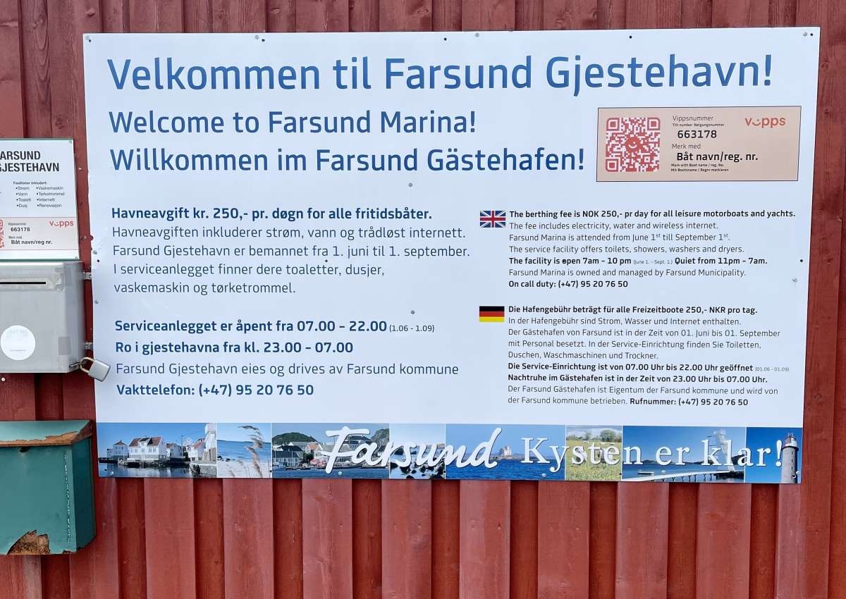 Farsund - Hafen bei Farsund