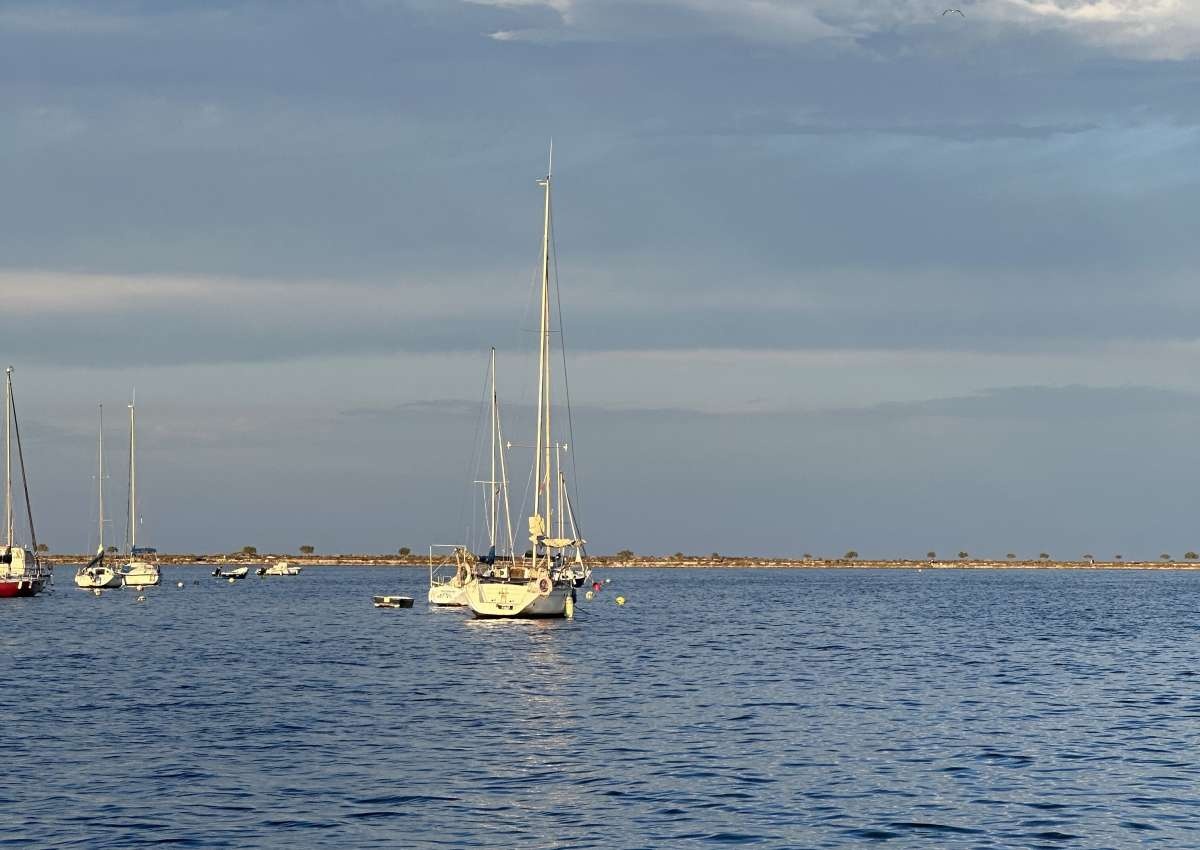 Lo Pagán anchorage - Anchor près de San Pedro del Pinatar (Lo Pagán)