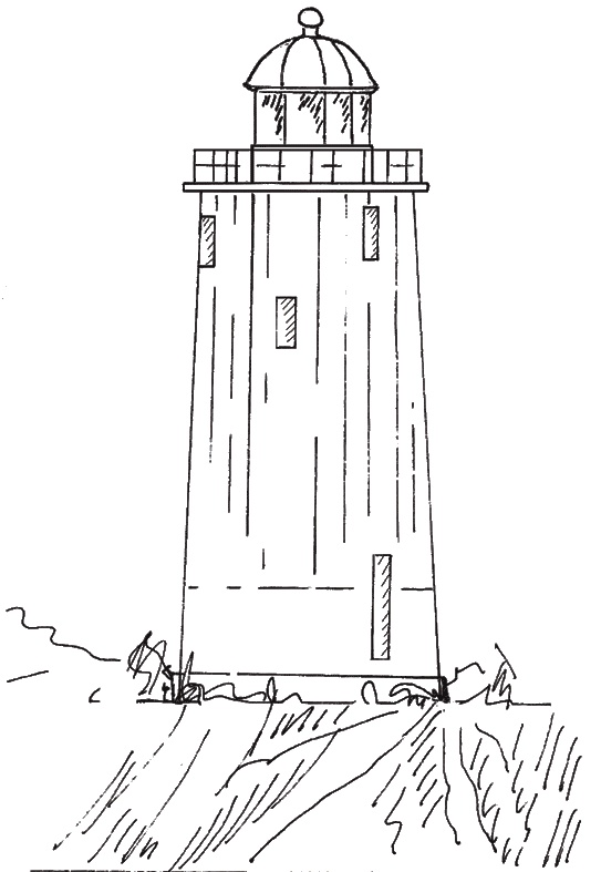 Sejerø - Lighthouse near Snerpe