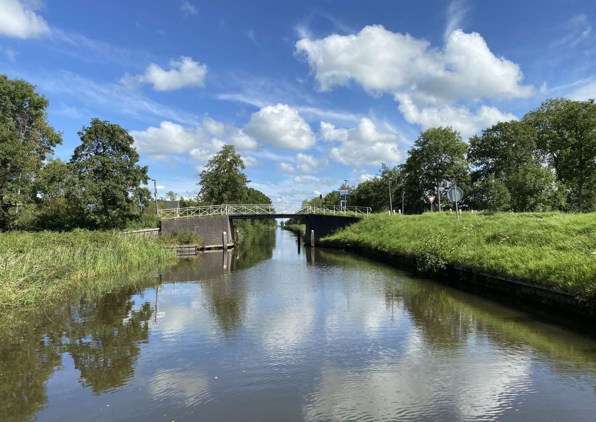 Plattebrug - Brücke bei Noardeast-Fryslân (Kollum)