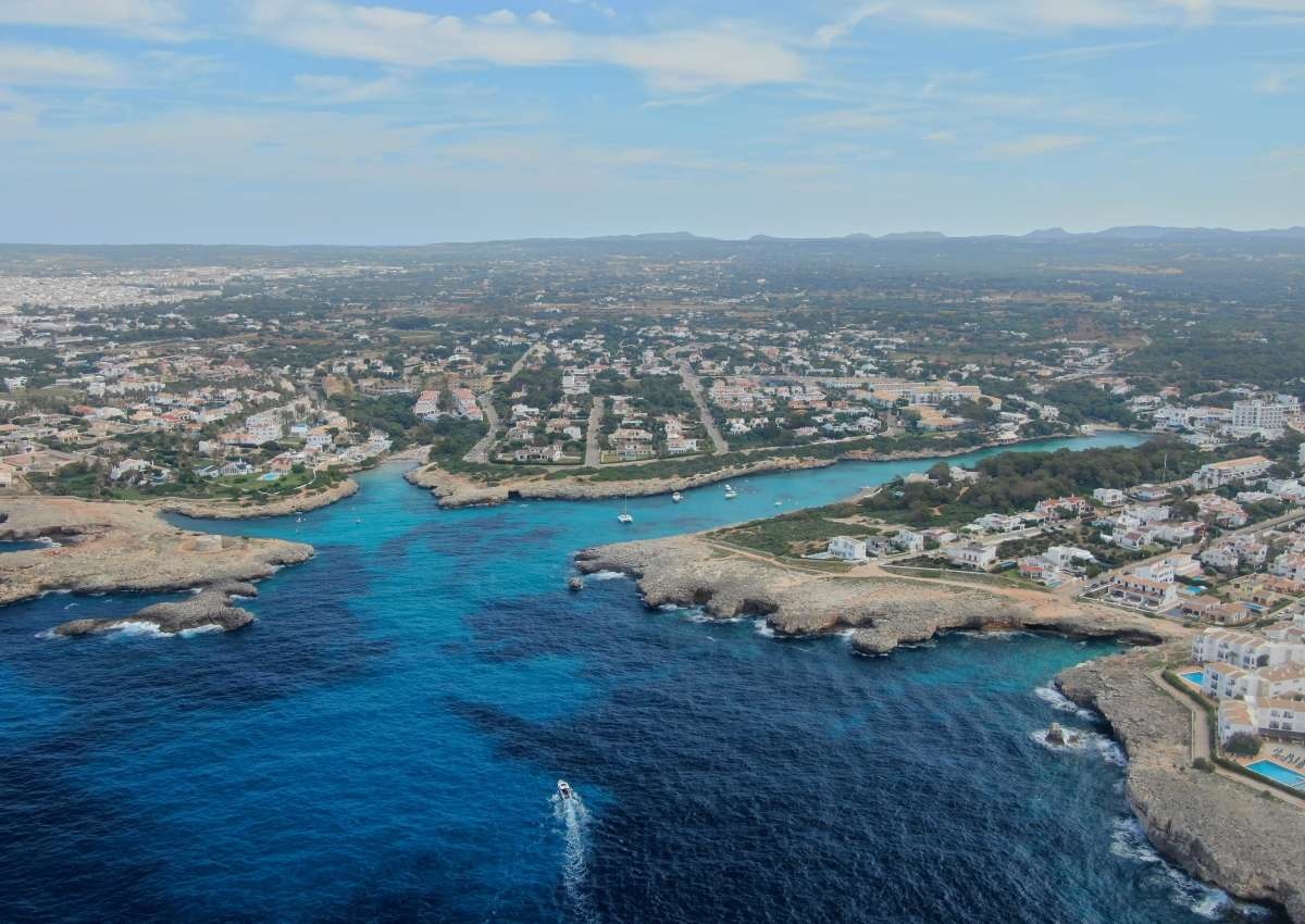 Menorca - Cala Santandria, Anchor - Ankerplatz bei Ciutadella