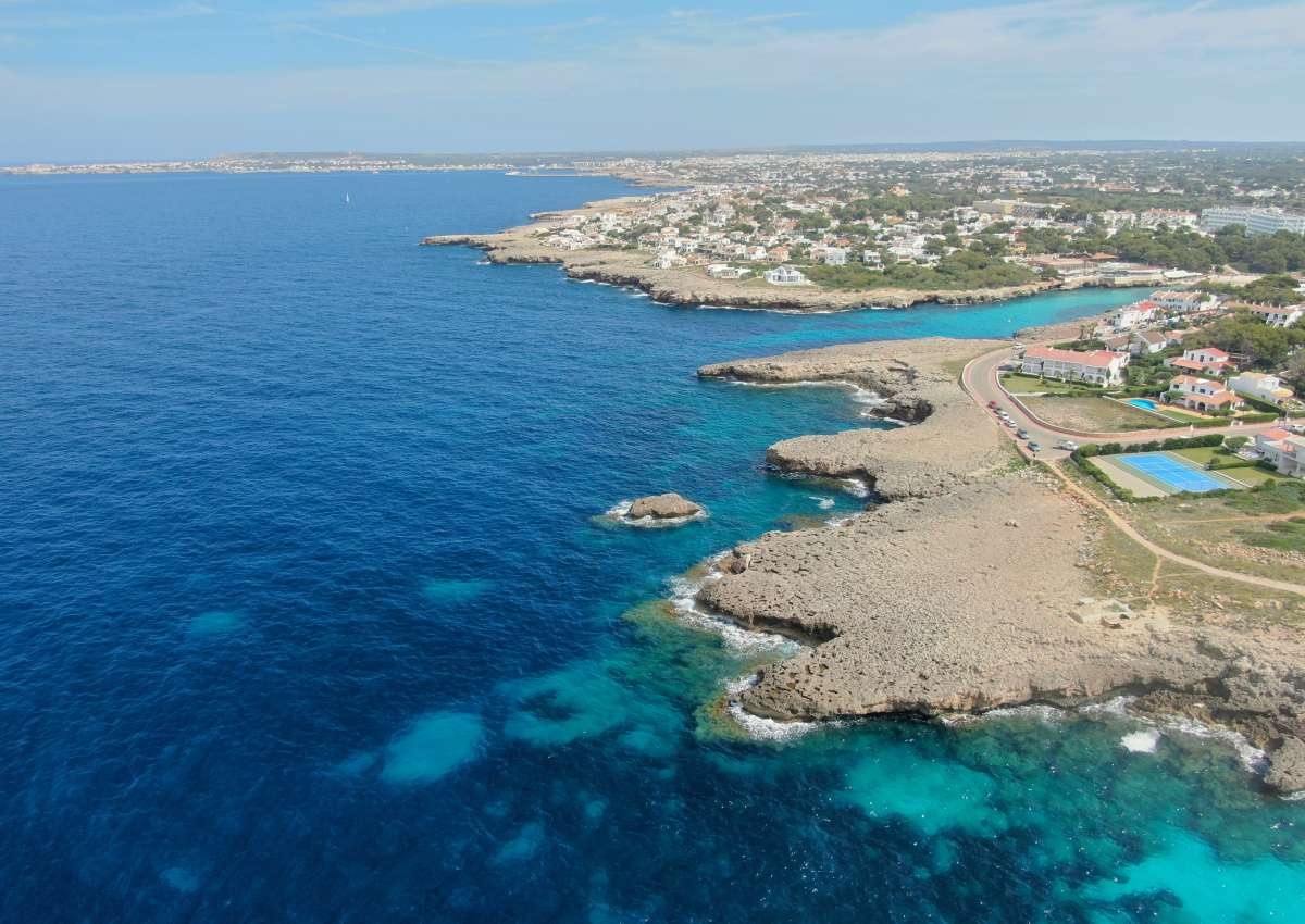 Menorca - Cala Blanca, Anchor - Ankerplatz bei Ciutadella