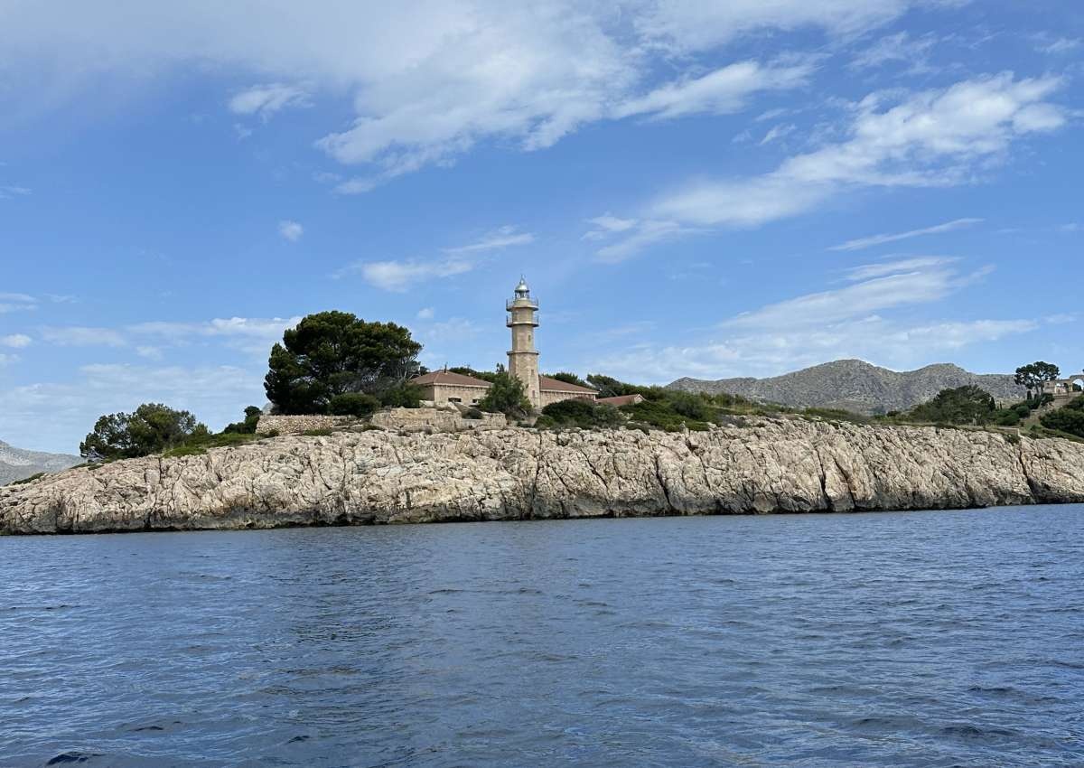 Mallorca - Punta L Avancada , Lt - Vuurtoren in de buurt van Port de Pollença