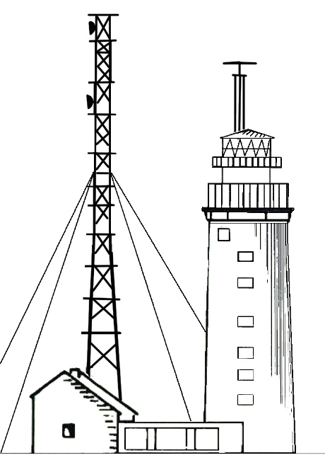 Leuchtturm Helgoland - Leuchtturm bei Helgoland (Oberland)