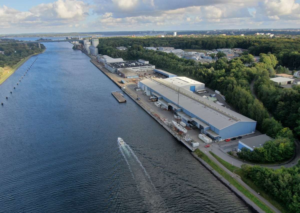 Knierim Yachtbau - Hafen bei Kiel