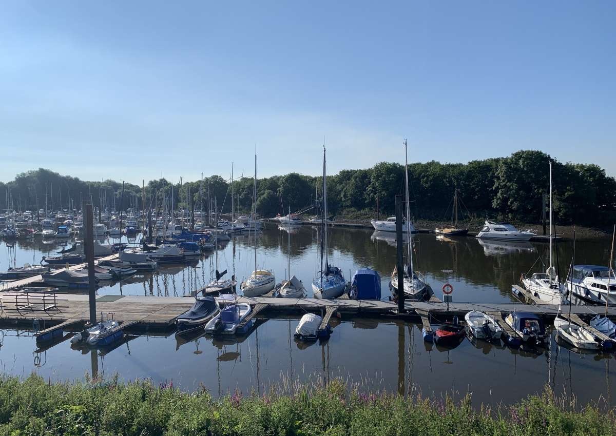 Yachthafen Grohn - Jachthaven in de buurt van Bremen (Vegesack)