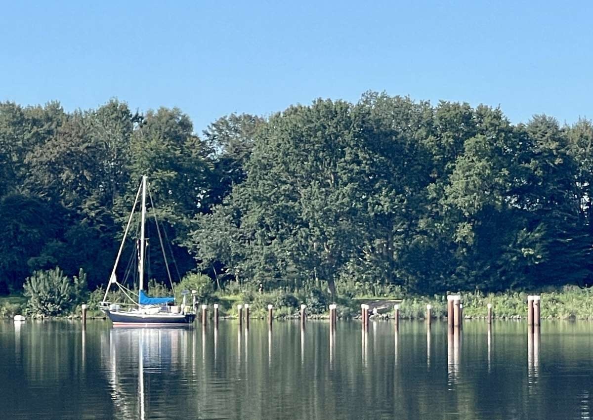 Wendestelle "Klein Westerland" - NOK Liegestelle für Sportboote - Anchor près de Hochdonn