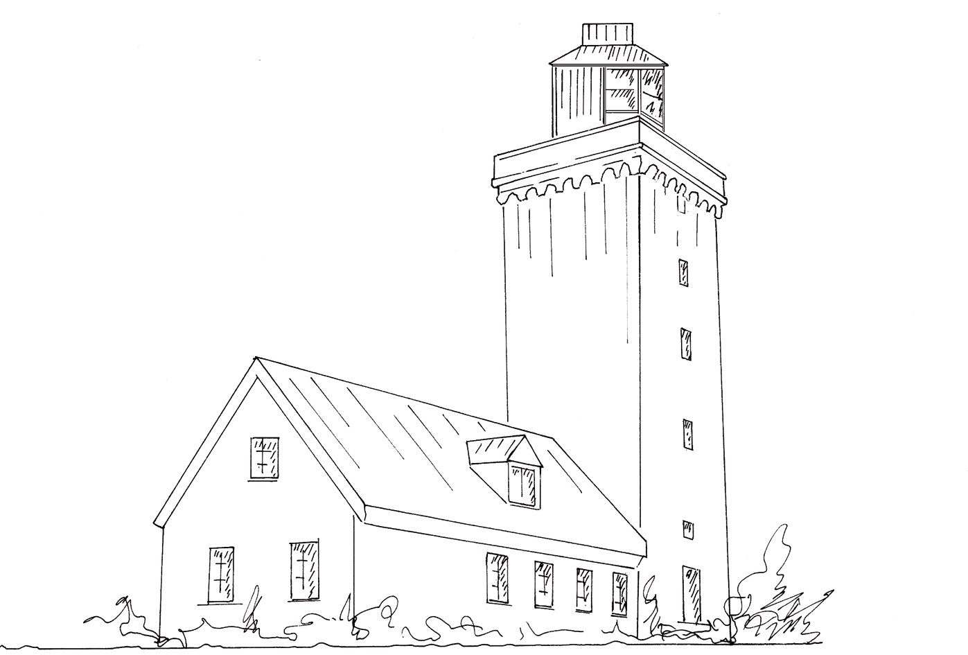 Nakkehoved - Lighthouse near Gilleleje