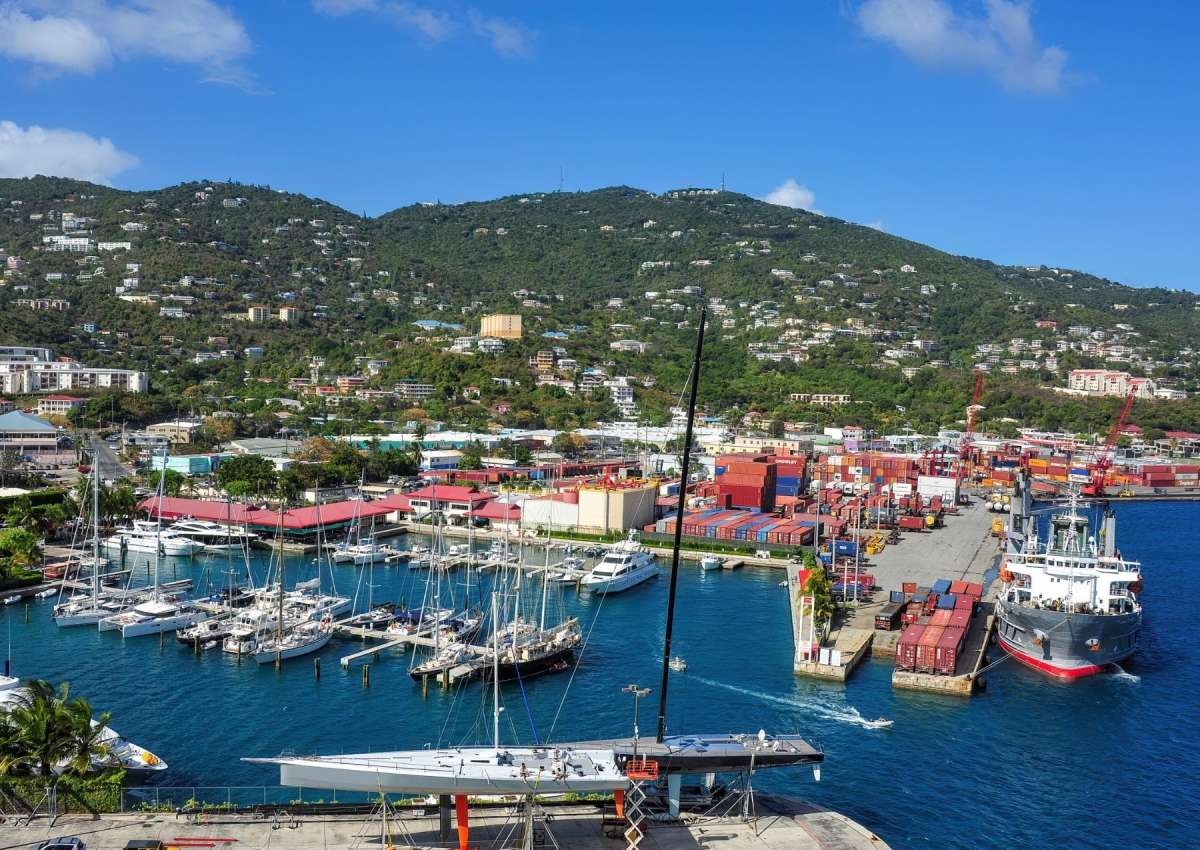 St. Thomas, Crown Bay Marina - Hafen bei Charlotte Amalie West