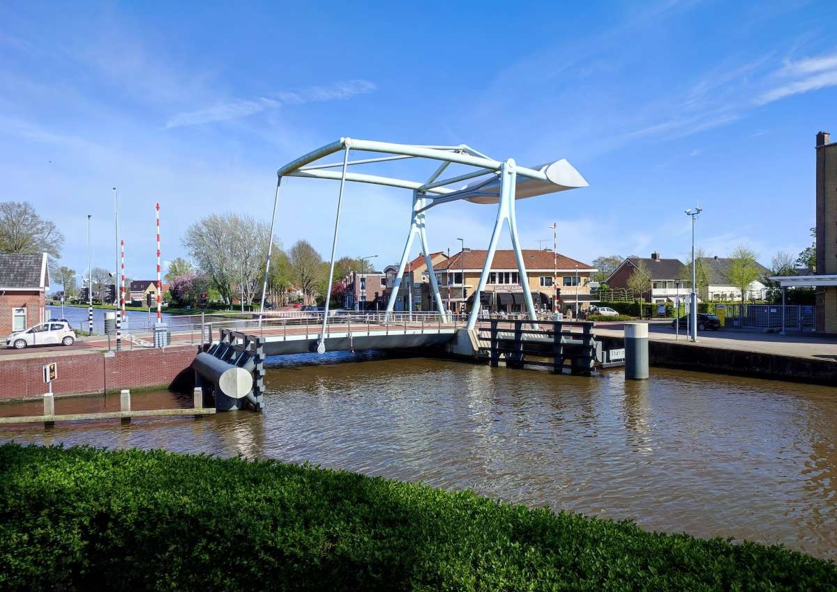 Stationsbrug, Franeker - Bridge près de Waadhoeke (Franeker)