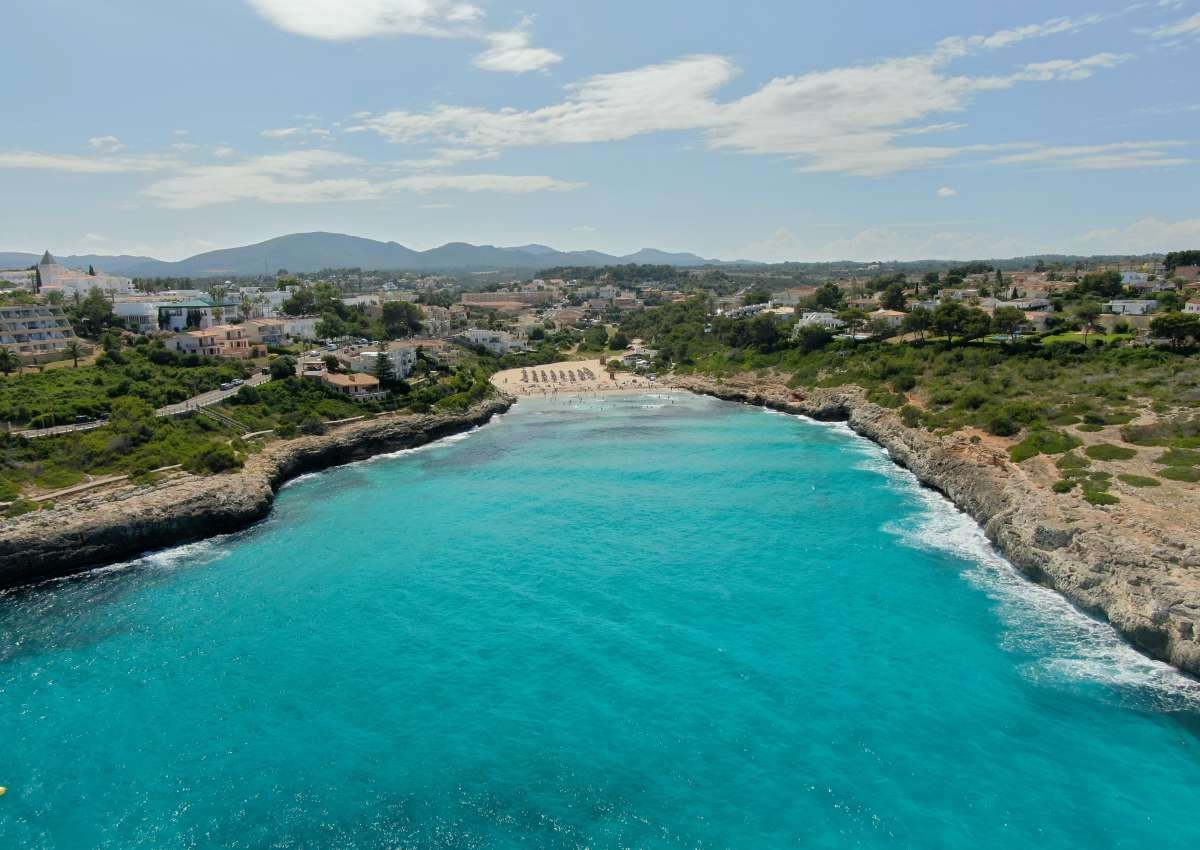 Mallorca - Cala Anguilla, Anchor - Ankerplatz bei Manacor (Portocristo)
