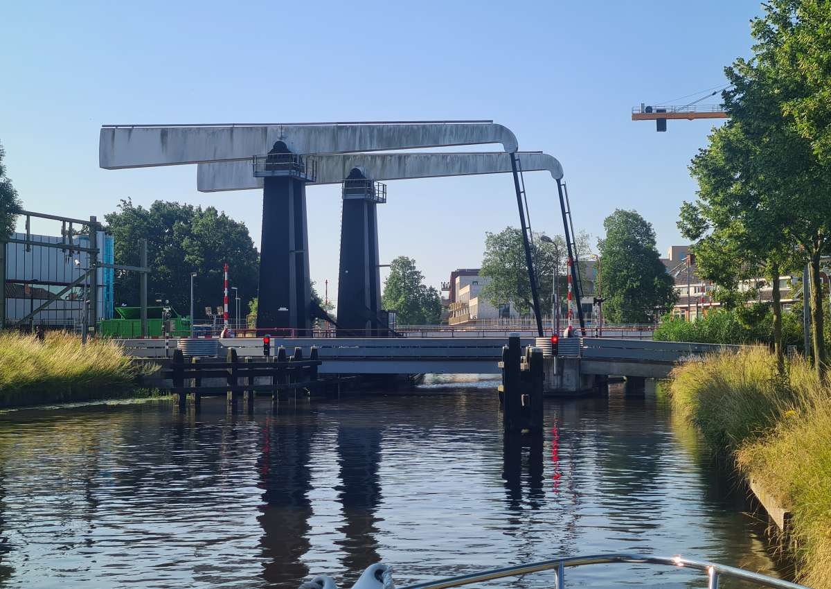 Groningen, Van Hallbrug - Brücke bei Groningen (Centrum)