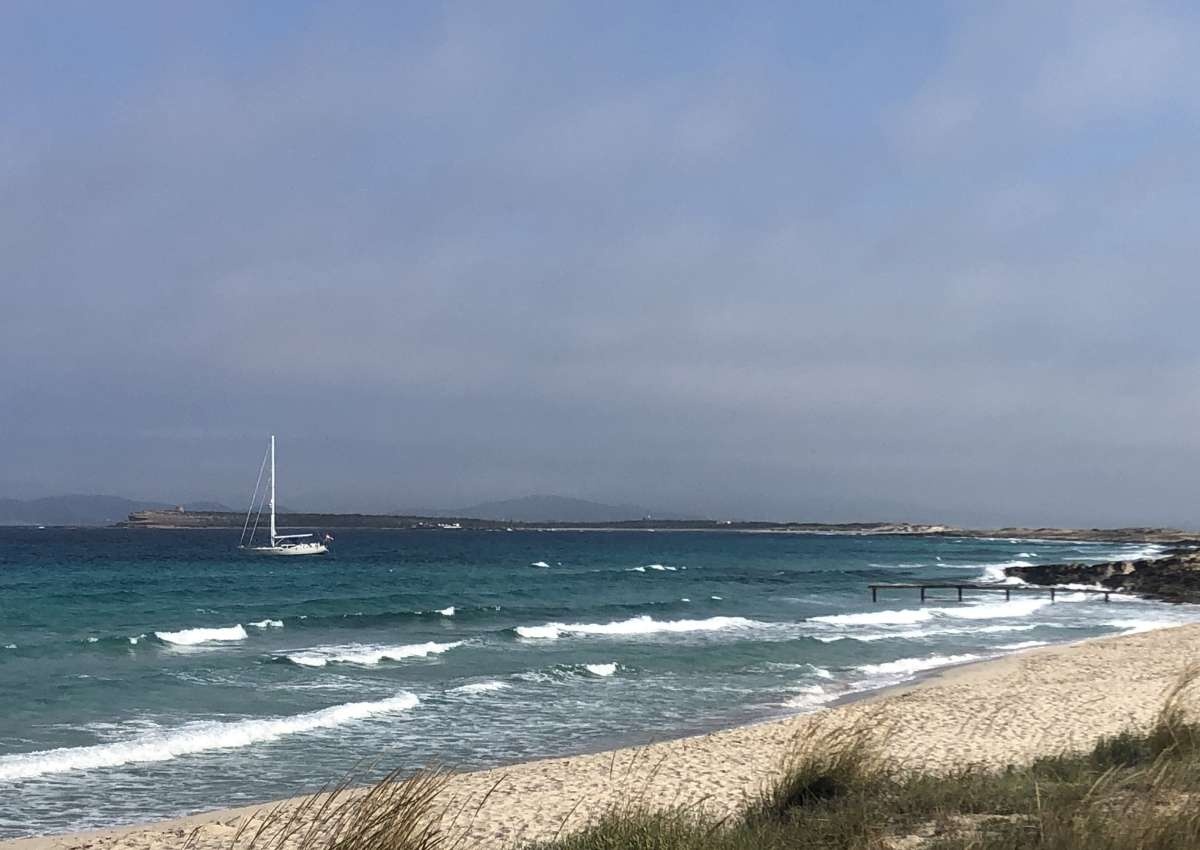 Formentera - Ses Illets - Playa Trocados, Anchor - Anchor near Formentera