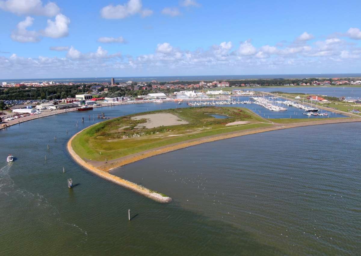 Norderney - Jachthaven in de buurt van Norderney