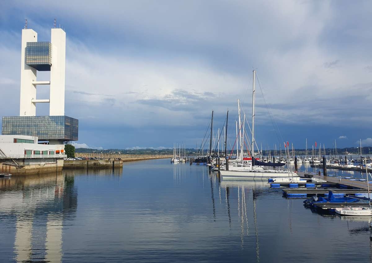 La Coruña - Marina Coruña - Hafen bei A Coruña (Old Town)