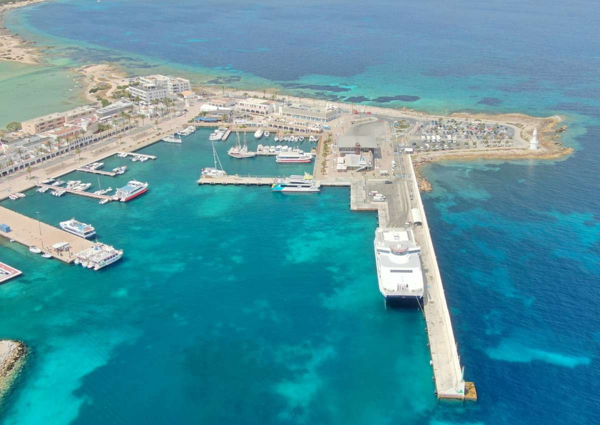 Formentera - Puerto de la Savina, Hbr - Jachthaven in de buurt van Formentera