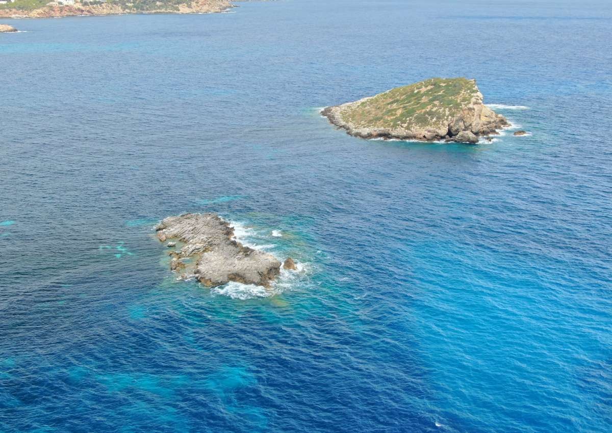 Ibiza - Cala Cana, Anchor - Anchor near Es Canar