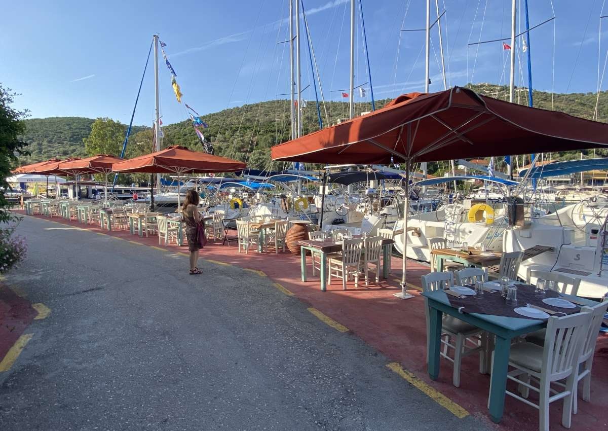 Taverna stavros Sivota Lefkada - Hafen bei Evgiros (Κ. Εύγηρου)