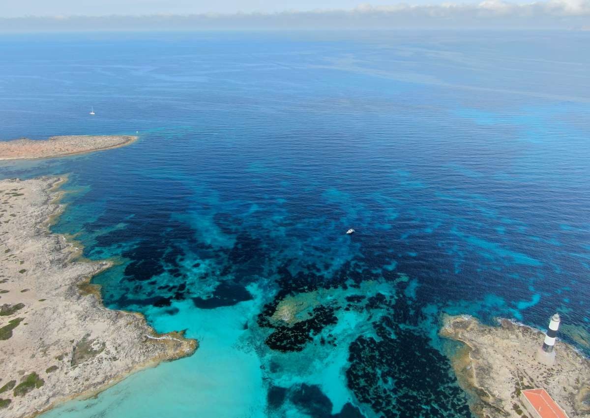 Isla Espalmador - Cala Torreta - Anchor près de Formentera