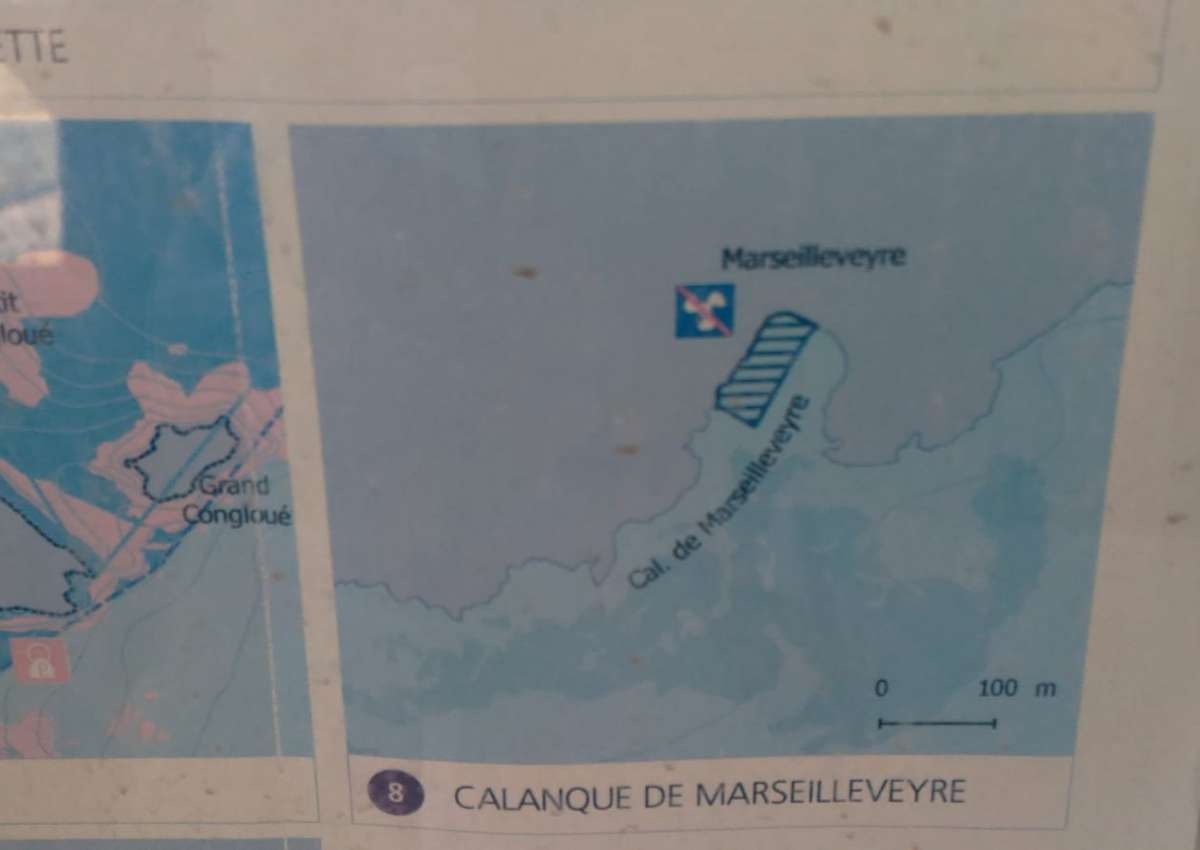 Calanque de Marseileveyre - Ankerplaats in de buurt van Marseille (Les Goudes)