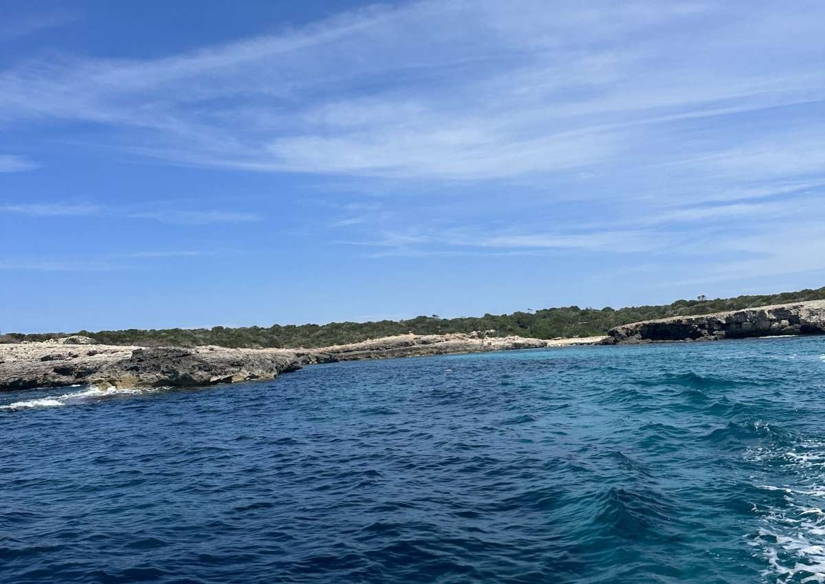 Menorca - Cala Vey, anchor - Ankerplaats in de buurt van Ciutadella